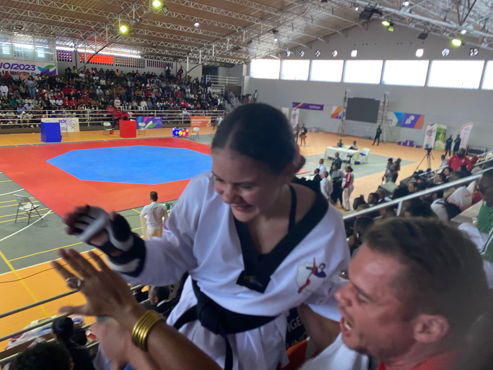 Taekwondo : la seconde médaille d’or de la journée remportée par Émeline K’Bidi