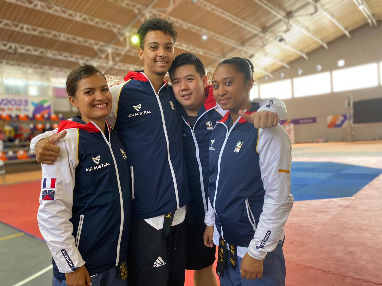 Taekwondo : trois nouvelles médailles d'or et une d'argent pour La Réunion