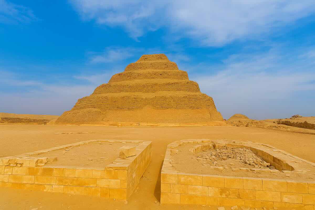 The pyramids were built with ingenious machinery, according to a discovery by french researchers
