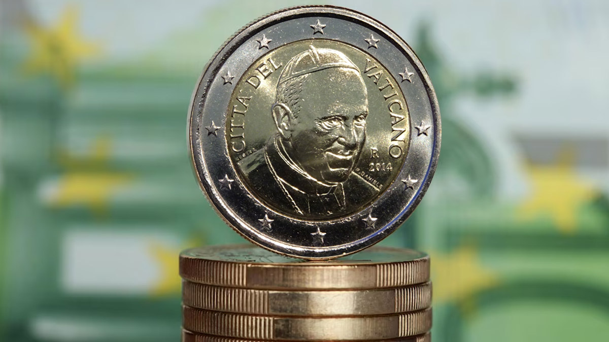 Vous avez peut-être cette pièce de 2 euros du Vatican chez vous : elle vaut une fortune aujourd’hui